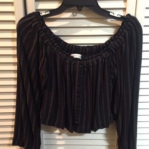 Urban Outfitters long sleeve crop top